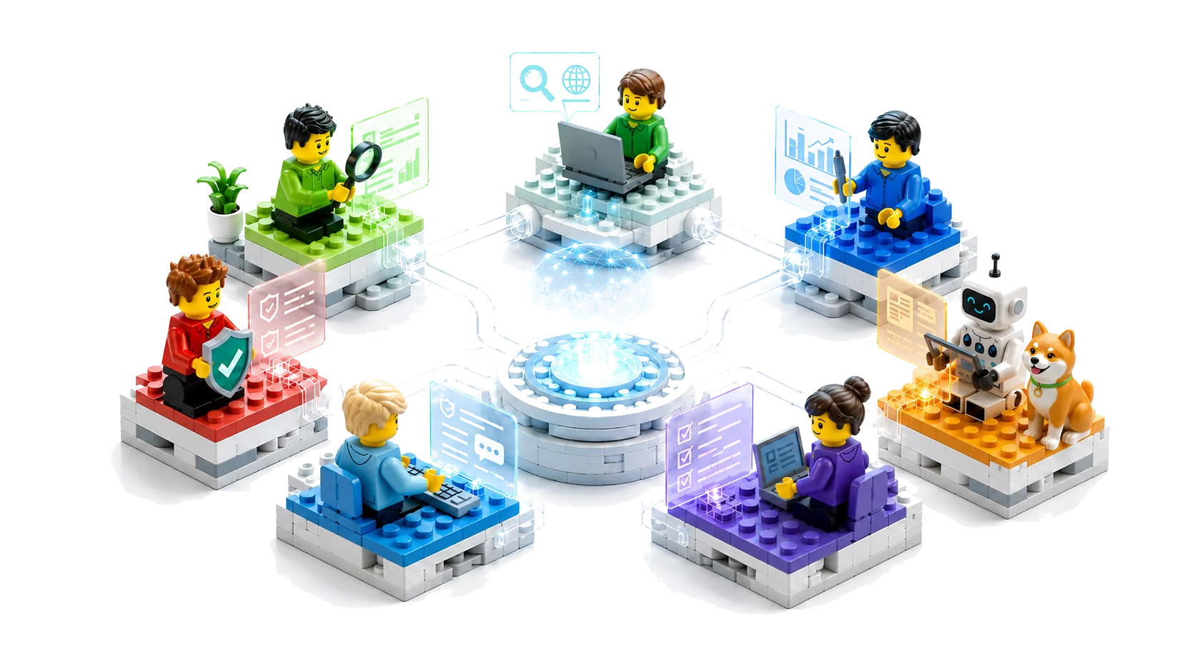 AI agents network
